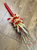 Palma Wielkanocna Ręcznie Robiona PREMIUM Kolorowa Tradycyjna 60 cm