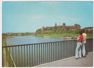 Kraków Wisła statek przystań most 1978r.