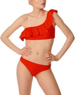 Śliczny markowa biustonosz góra bikini Pieces r.M czerwony