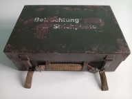 Rzadkie pudełko dla Beleuchtungsgerät für Strichplatte - oświetlenia MG34!