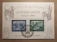 Leipziger Messe 1948 – FDC – Deutsche Post – Niemcy – targi Lipsk