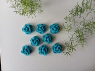 Szydełkowe kwiatki 5 cm