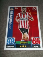 MATCH ATTAX 2015-2016 PSV EINDHOVEN Davy Proper 156