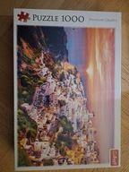Puzzle Trefl 1000 elementów "zachód słońca nad Santorini"