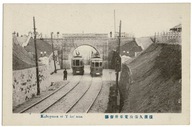 JAPONIA KUBOYAMA YOKOHAMA WIADUKT TRAMWAJ OK, 1910