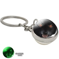 Brelok do kluczy/ka - Wilk - ozdobna zawieszka, plecak, portfel - Świecąca