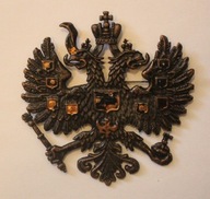 ORZEŁEK - ROSJA CARSKA - ORZEŁEK DWUGŁOWY - CIEKAWA PRZYPINKA, PLASTIK