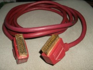 KABEL SCART EURO - scart do scart - 3 metry - Bardzo,bardzo gruby kabel 1cm