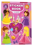 NAKLEJKI KSIĄŻKA Z NAKLEJKAMI KSIĘŻNICZKI 18 STRON