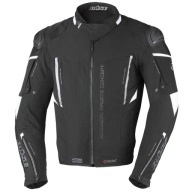 Kurtka motocyklowa sportowa Buse Rocca Black/White
