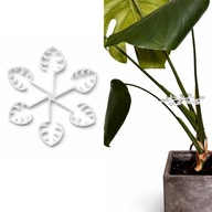 Podpora do roślin kwiatów doniczkowych podpórka chwytak biała 10cm–PLA 1szt