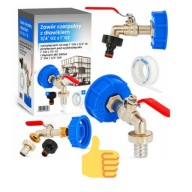 NOWY Zawór Mauzera Kran Zbiornika 1000L 3/4x1 Czerpalny Mausera PRZYŁĄCZE