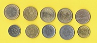 Turcja ZESTAW 10 MONET KAŻDA INNA