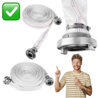 WĄŻ STRAŻACKI 1 CAL 30m DO WODY BRUDNEJ SZAMBA MOCNY SOLIDNY NOWY | MAPOWER