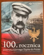 2022 Powrót Górnego Śląska Fi 5237 ** + metalowa wpinka z orłem folder