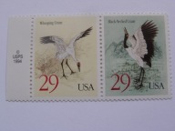 USA - żurawie - Mi. 2504-05 ** para