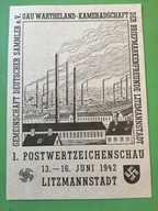 KARTKA PAMIĄTKOWA LITZMANNSTADT ( ŁÓDŹ ) 1942