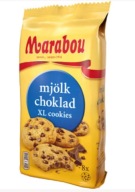 MARABOU kruche CIASTECZKA 184g MJOLK CHOKLAD XL cookies SZWEDZKIE