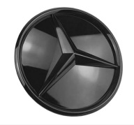 EMBLEMAT GWIAZDA W GRILL MERCEDES W205 CZARNY POŁYSK 3D PIĘKNA