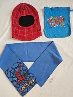 zestaw Spiderman Spider-man czapka kominiarka i szalik i worek