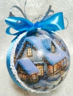 Bombka dwustronna 12 cm