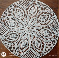 Serwetka .szydełk.na obręczy met.35 cm