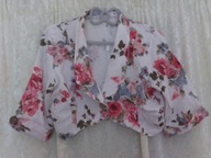 WŁOSKA MARYNARKA CHIC&MIT R.L 100% LEN KWIATY