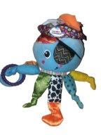 TOMY L.A.M.A.Z.E maskotka SENSORYCZNA zawieszka do wózka OSMIORNICA PIRAT