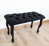 Ławka ławeczka pufa 60x30 glamour chesterfield na wymiar siedzisko