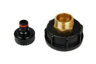 2 x Korek do zbiornika IBC Mauzera + ADAPTER 1/2