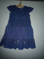 F&F__ PIĘKNA KORONKOWA SUKIENKA__ 80/86