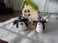 Szydełkowy krecik amigurumi