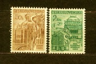 Czechosłowacja** 100 lat Teatru Narodowego Mi 2735-36