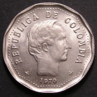 Kolumbia 50 centavos 1970