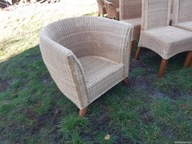 śliczne fotele ratanowe idealne na prezent