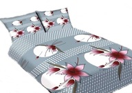 pościel z flaneli 160x220 + 2x70x80 guzik F 41 szary poranek