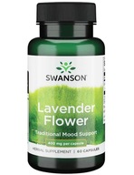 Swanson Full Spectrum Lavender Flower (Kwiat Lawendy) 400Mg 60 Kaps
