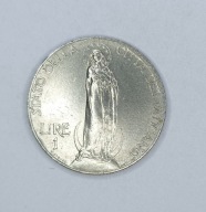 WATYKAN - 1 lira 1930 - PIUS XI - ładna