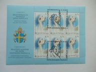 Blok Beatyfikacja Jana Pawła II kas FDC Watykański
