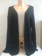 Czarny sweter waterfall H&M L