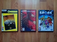 ZESTAW 3 GIER PC: NEED FOR SPEED UNDERCOVER, SPIDER-MAN 2, SPORE