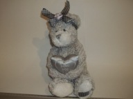 MASKOTKA MIŚ Z SERCEM LOVE YOU 32CM