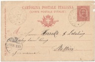 Włochy do Szczecin 1895 r