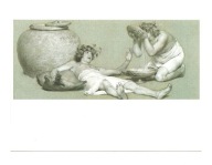 Pocztówka - sir L. Alma-Tadema, Bachus i Sylen ...
