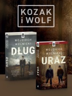 Dług + Uraz Seria Kozak i Wolf. Wojciech Wolnicki (z dedykacją autora)