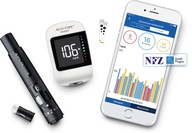 Glukometr Accu-Chek Instant mg/dL paski do glukozy zestaw nakłuwacz lancety