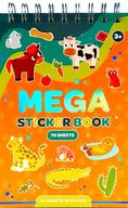 KSIĄŻECZKA Z NAKLEJKAMI Mega Sticker Book Naklejki ZWIERZĘTA 70 Arkuszy