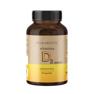 Primabiotic Witamina D3 4000IU 60 kapsułek