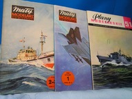 MAŁY MODELARZ x 2 PLANY MODELARSKIE X 1 ładny stan BDB- w sumie 3
