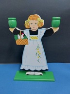 ŚWIECZNIK DZIEWCZYNA na dwie świece